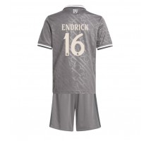 Real Madrid Endrick #16 Koszulka Trzecia dzieci 2024-25 Krótki Rękaw (+ krótkie spodenki)